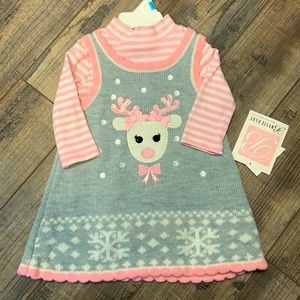 6-9 Months Holiday Dress Outfit